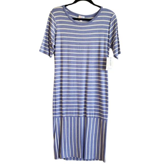 LuLaRoe Medium Julia Dress - Picture 1 of 6
